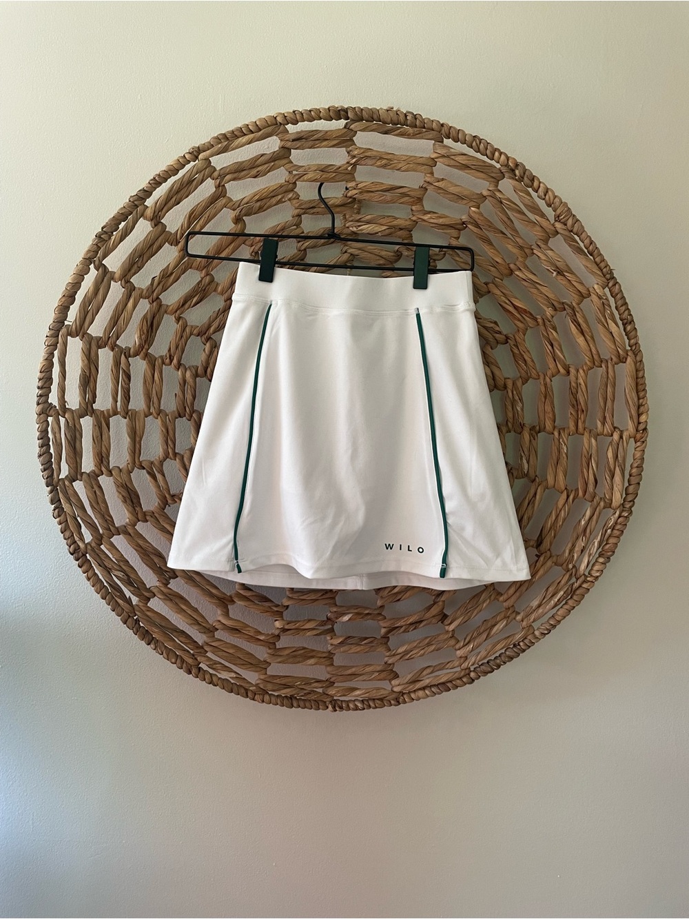 WILO White Tennis Skort